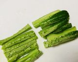 白キュウリで☆パリパリ旨い肉巻きキュウリ作り方1写真