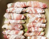 白キュウリで☆パリパリ旨い肉巻きキュウリ作り方3写真