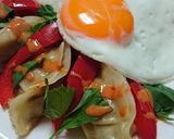 餃子で簡単!ガパオライス作り方8写真