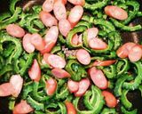 めんつゆで簡単！ゴーヤとしめじの卵炒め作り方8写真