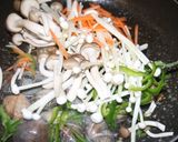 アサリと茸、野菜の具沢山パスタ作り方3写真