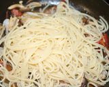 アサリと茸、野菜の具沢山パスタ作り方6写真