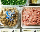 ひき肉と豆腐の♪食べるジンジャースープ♪作り方1写真