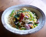 ほうれん草とベーコンのペペロンチーノ♪作り方7写真