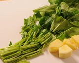 ほうれん草とパインのスムージー作り方1写真