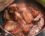 スペアリブのカシス照り焼き アーモンドまぶし作り方5写真