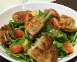 餃子とアボカドの中華風サラダ♪作り方5写真