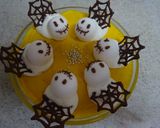 ハロウィン蜘蛛の巣おばけ✿かぼちゃムース作り方28写真