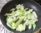 湯通し豆腐とチンゲン菜の炒め物作り方4写真