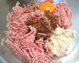【トマト煮込みハンバーグ】@メモ用作り方5写真