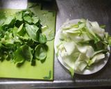 湯通し豆腐とチンゲン菜の炒め物作り方3写真
