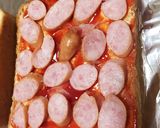 ソーセージいっぱい!ピザトースト作り方5写真