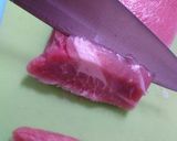 冷めても柔らか♪豚ヒレ肉のヘルシー炒め☆作り方2写真