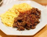絶品 お店越え 牛しぐれ煮作り方4写真