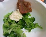 サーモン焼味噌マヨソース・サラダ風作り方2写真