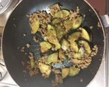 超簡単ナスとひき肉の味噌炒め作り方6写真