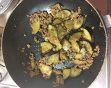 超簡単ナスとひき肉の味噌炒め作り方6写真