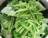 にんにく醤油で☆空芯菜の炒めもの作り方3写真