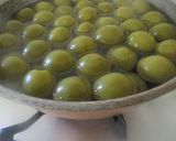 季節の定番　青梅で作る煮梅の蜜漬け作り方12写真