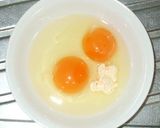 ニラ玉丼弁当♪簡単時短節約料理！炒り卵作り方2写真