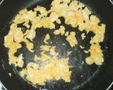 ニラ玉丼弁当♪簡単時短節約料理！炒り卵作り方3写真