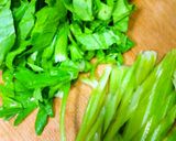 【節約レシピ】セロリの葉っぱスープ作り方1写真