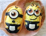 弁当グルー稲荷ミニオン⦿キャラ弁◉運動会作り方7写真