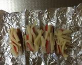 お弁当にも☆ちくわとカニカマのチーズ焼き作り方3写真
