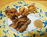 犬ご飯　焼き鳥三種盛り作り方8写真