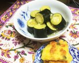 ズッキーニの詰め物和風味作り方4写真