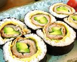 恵方巻きにも！アボカド肉巻きの海苔巻き作り方11写真