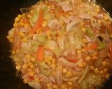 野菜たっぷりちゃんぽん風♡あんかけご飯作り方4写真