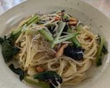 簡単！ナッツしらす海苔鰹のパスタ作り方2写真