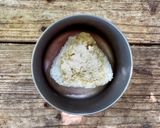 ▲山ごはん▲ささっと1分で梅鶏飯作り方1写真