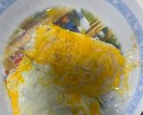 レンジ簡単洋風梅親子丼味オムライス弁当作り方11写真
