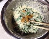ばかうけ&納豆入りのチヂミ作り方1写真