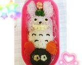 キャラ弁☆トトロ & まっくろくろすけ作り方3写真