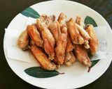 クレイジーソルトで鳥の手羽中割焼き作り方5写真