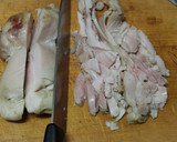 キュウリと蒸し鶏のゴマ酢和え作り方2写真