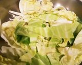 ホンビノス貝とキャベツDE酒バター蒸し♪作り方3写真