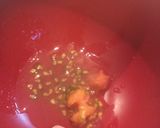 生チーズのチーザでハム入りトマトカップ作り方3写真