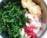 「おかひじき」長芋梅マヨ和え&かき揚げ作り方5写真