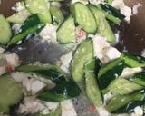 胡瓜と豆腐の中華風作り方1写真