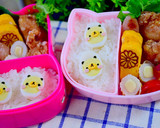 幼稚園 お弁当♡うずらの卵でクマ パンダ作り方4写真
