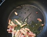 カブの葉とベーコンの超シンプルパスタ作り方9写真