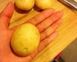 簡単おしゃれ♡じゃがいも丸ごとグラタン風作り方1写真