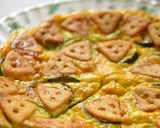 チーザとズッキーニのスペイン風オムレツ✿作り方6写真