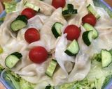 大好き♡餃子の王将の生餃子で、餃子サラダ作り方4写真