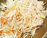 味噌バター野菜炒め！ラーメンの具にも！作り方3写真