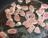 簡単♪チキンクリームストロガノフ作り方1写真